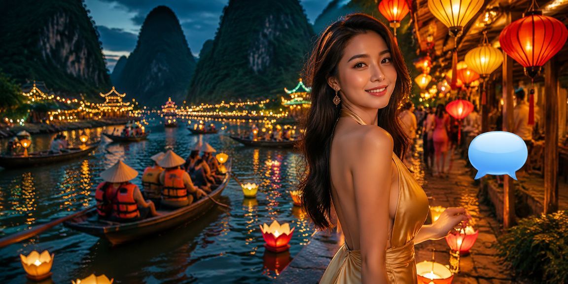 Không khí giải trí casino sôi động tại chợ đêm Ninh Bình